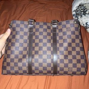 Checker print bag